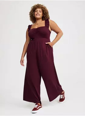 Ruffle Strap Jumpsuit | Torrid (US & Canada)