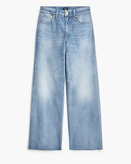 Curvy wide-leg cropped jean in all-day stretch | J.Crew Factory