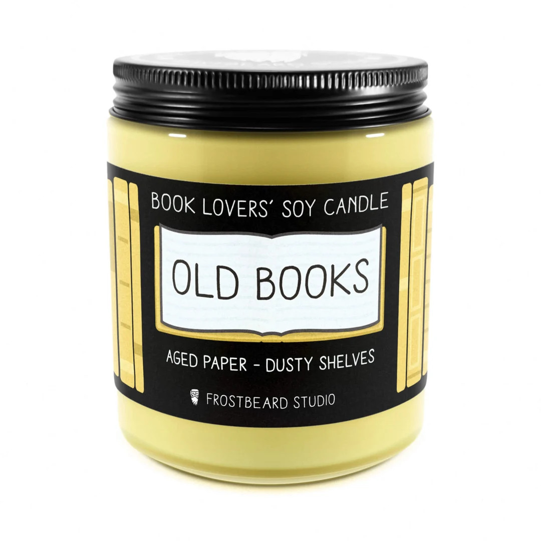 Old Books︱Book Lover Candle︱Book Candle Scent︱Book Inspired Candle︱Literary Candle︱Soy ... | Etsy (US)