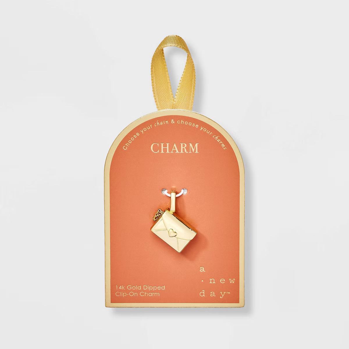 14K Gold Dipped Love Letter Charm - A New Day™ Gold | Target