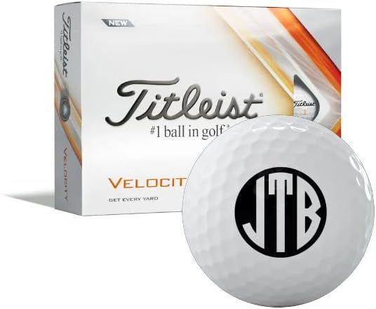 Titleist 2022 Velocity Monogrammed Golf Balls | Amazon (US)