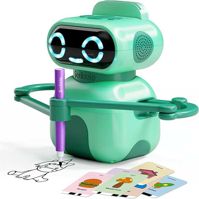 Dan&Darci Scribbly The Drawing Robot for Kids - 3 4 5 6 7 8 Year Old Girl Christmas Gifts - 5 Yea... | Amazon (US)
