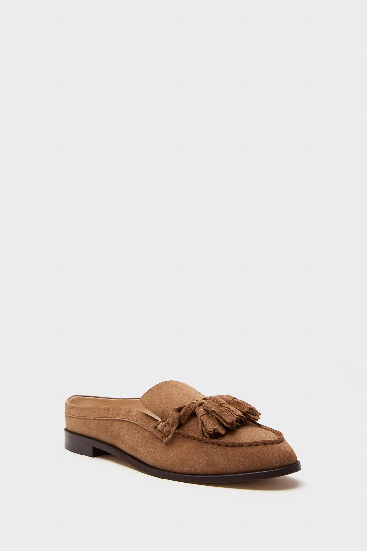 Camel Suede Mara Loafers | Tuckernuck (US)