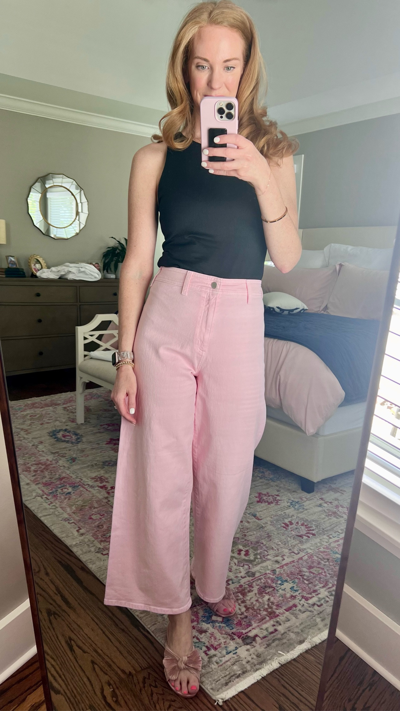 These wide leg pink jeans from Target could not get any better! 
They are such a trending style and super slimming. And this high neck bodysuit from Amazon is a wardrobe staple! 

#LTKStyleTip #LTKSeasonal #LTKFindsUnder50