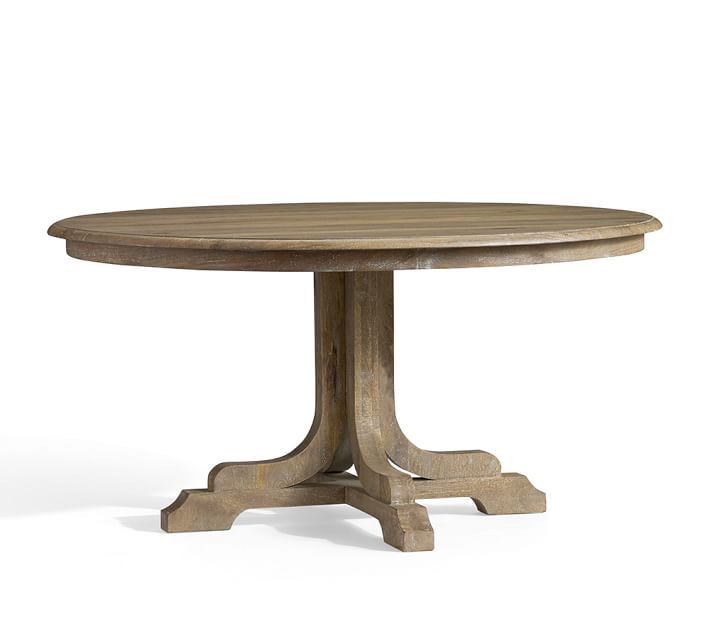 Linden Round Pedestal Dining Table | Pottery Barn (US)