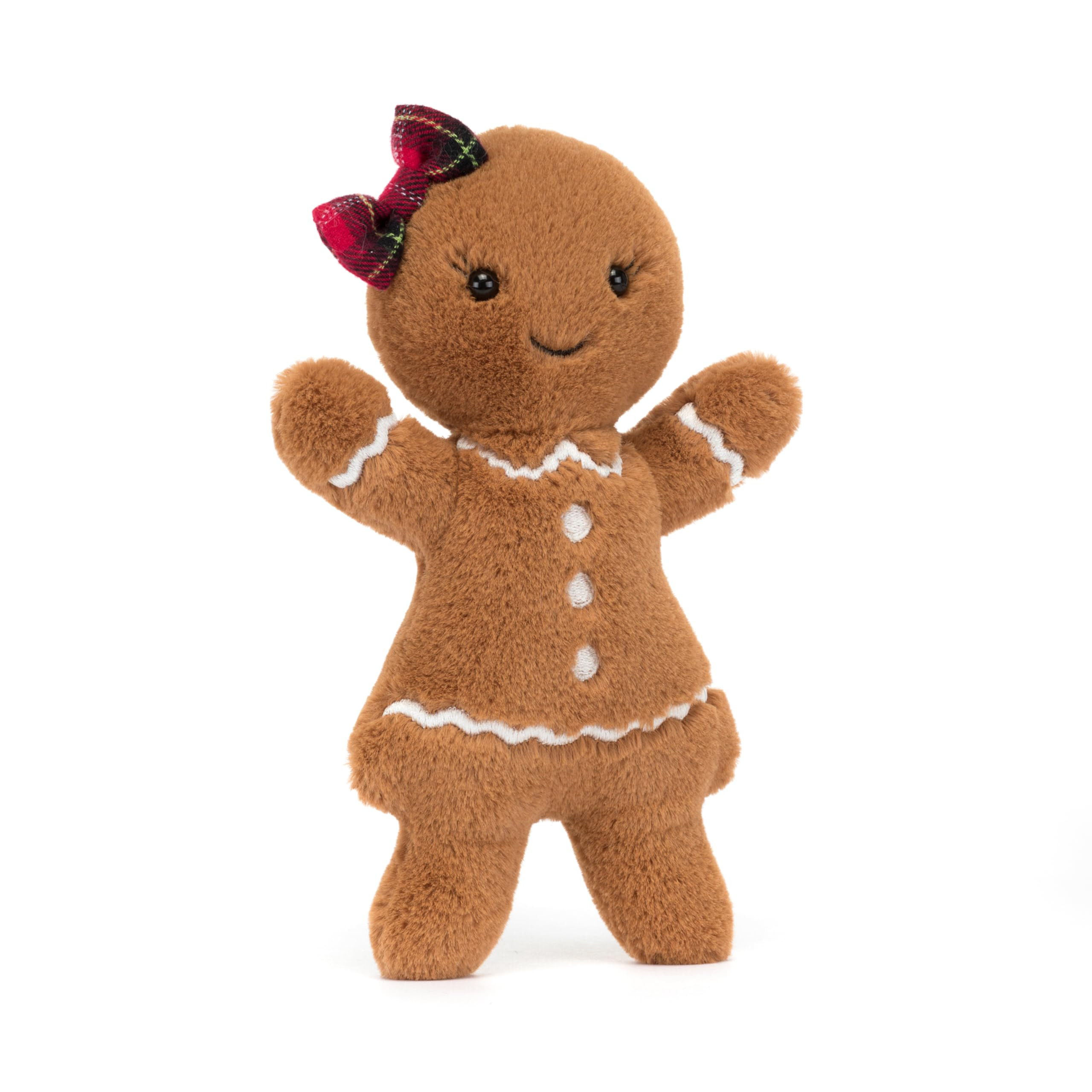 Jellycat Jolly Gingerbread Ruby Stuffed Toy, Original 7 inches - Christmas Plush Décor | Amazon (US)