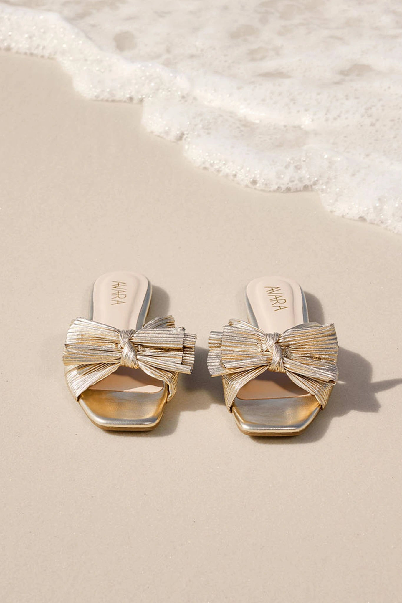 Ariel Sandals- Gold | Avara