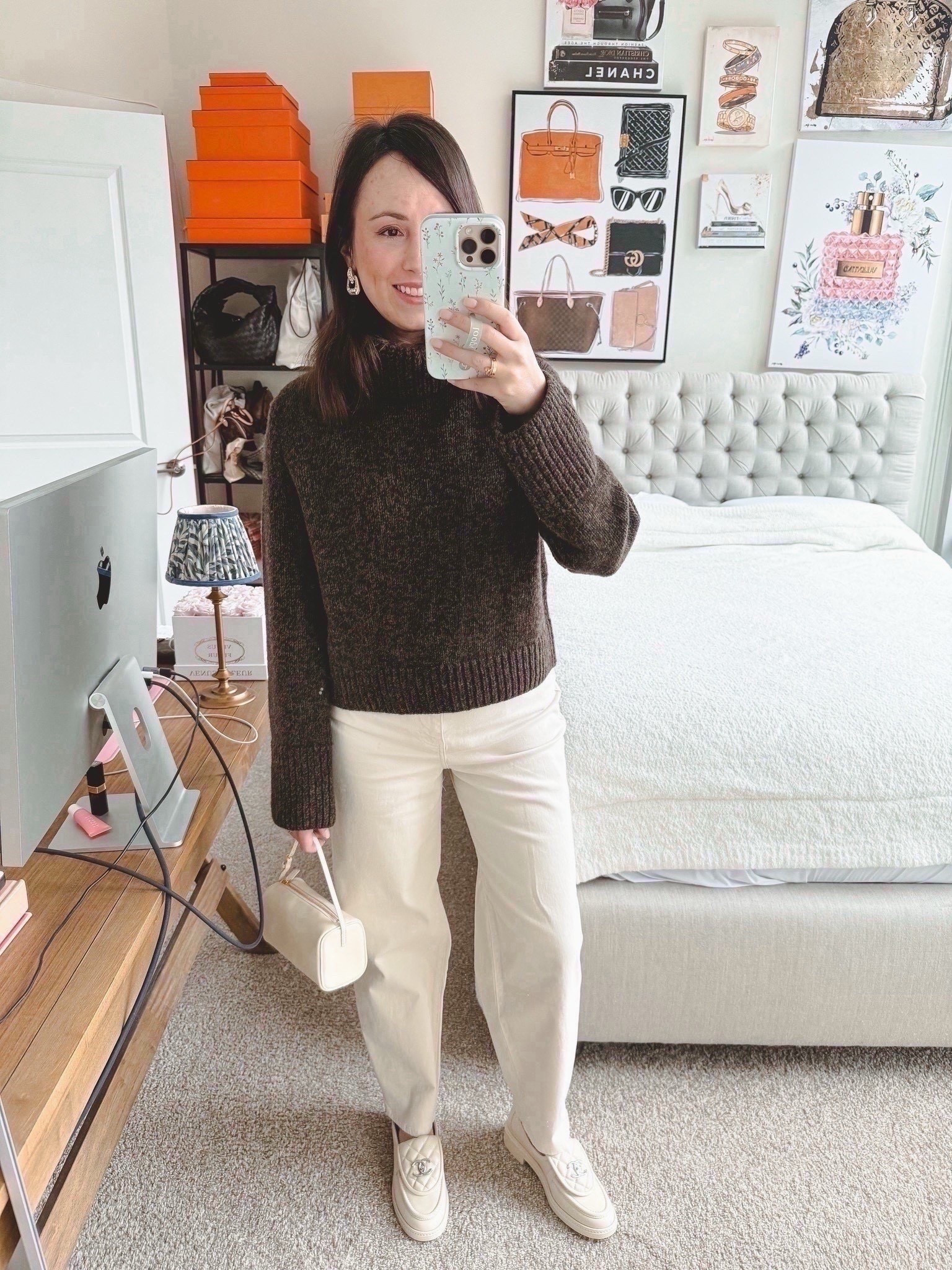 Ralph Lauren brown turtleneck sweater (xs), frame barrel leg jeans (tts wearing my normal 25), Baublebar earrings




#LTKootd #LTKSeasonal #LTKFindsUnder100