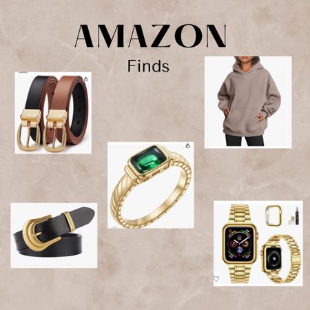 Amazon, Amazon haul, Black Friday prime day finds, sale, gold jewelry, belts, oversized hoodie (large)

#LTKCyberWeek #LTKsalealert #LTKstyletip