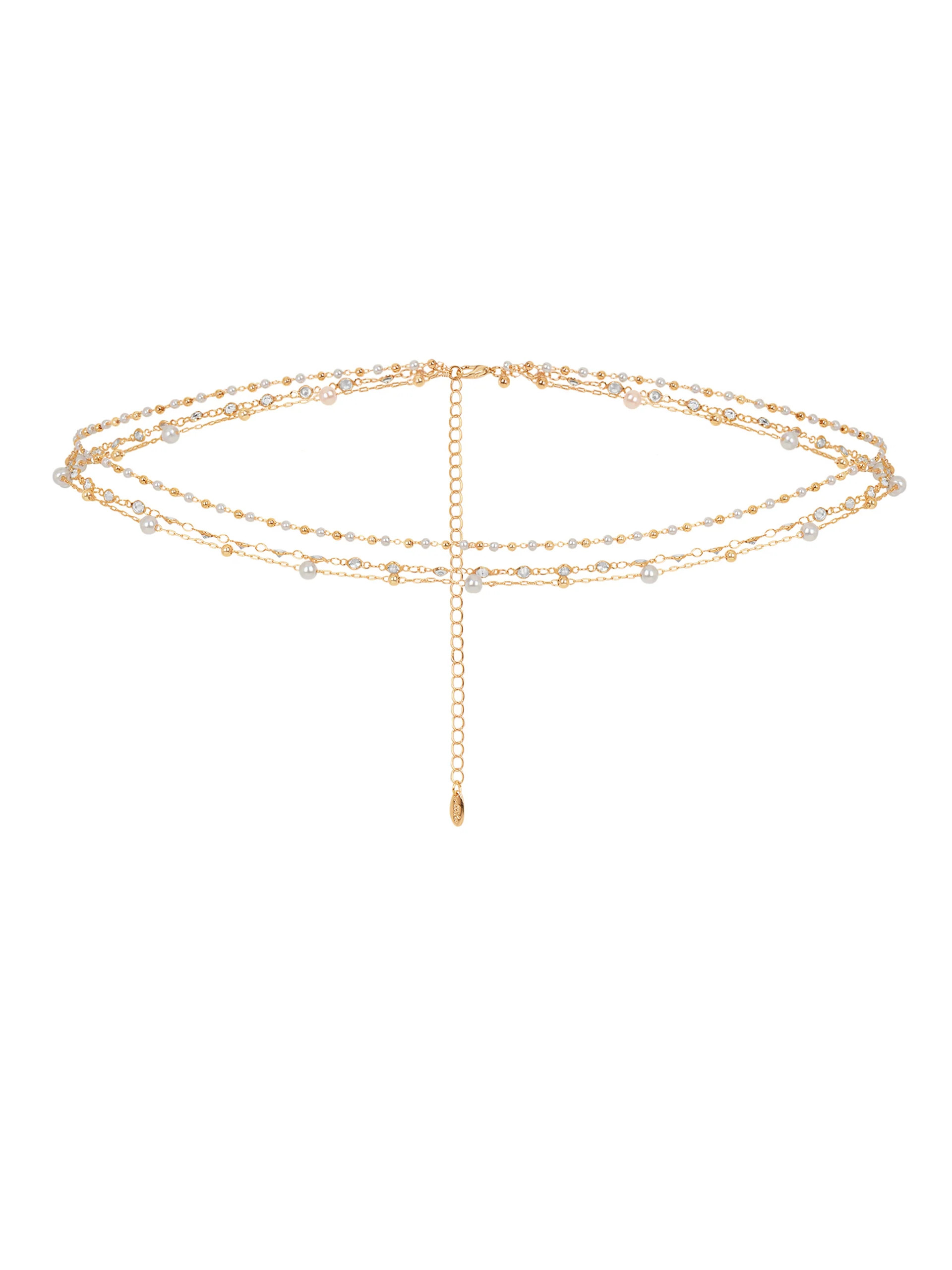 Extended Vacation Pearl Body Chain | Ettika