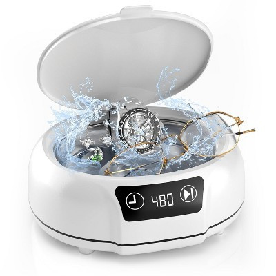 Ultrasonic Jewelry Cleaner, 700ml(24.5 0z) 48KHz with 3 Digital Timers, Ultrasonic Cleaning Machine 1 Count (Pack of 1)  3.66×8.23×7.48 | Target