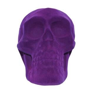 8" Purple Flocked Skull Tabletop Décor by Ashland® | Michaels Stores