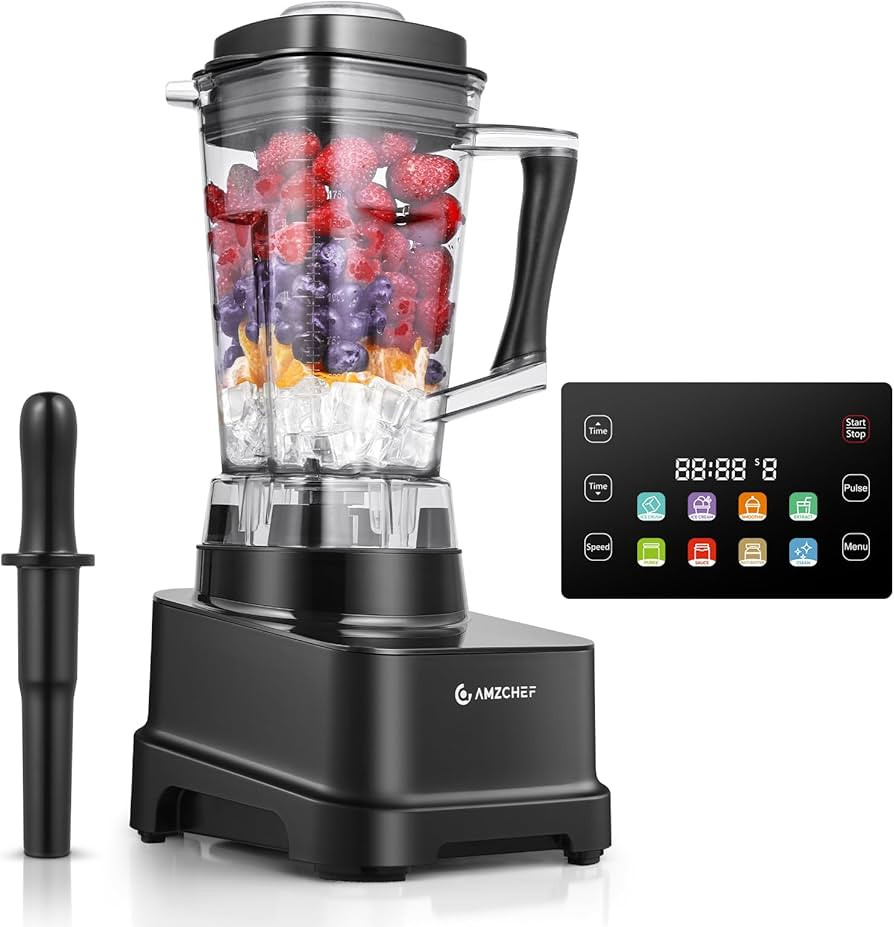 AMZCHEF 8-IN-1 Professional Blenders, 2000 Watts Commercial Blender for Kitchen with Timer, Innov... | Amazon (US)
