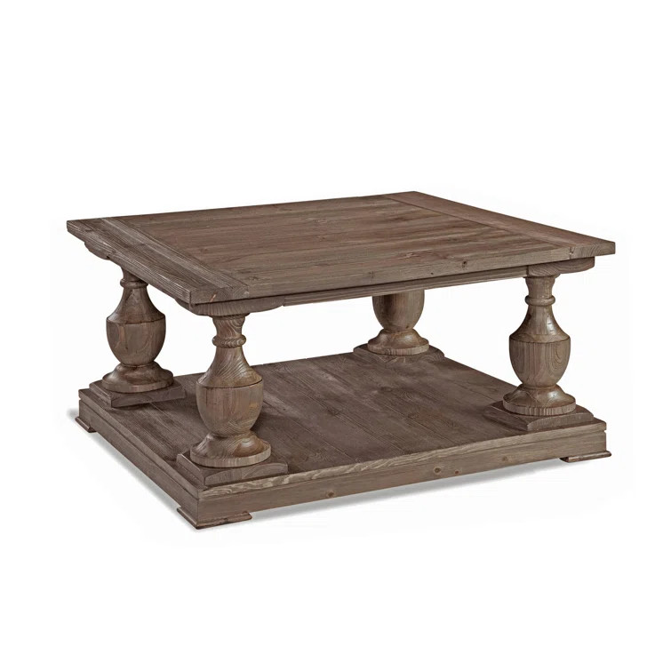 Rollinghill Floor Shelf Coffee Table with Storage | Wayfair North America
