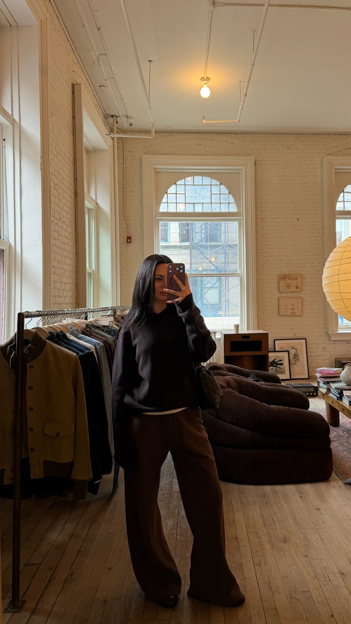 winter browns ootd | jacket is eaves, pants are clyque the label, loafers are Freda Salvador #cityootd

#LTKootd #LTKdayinmylife #LTKSeasonal