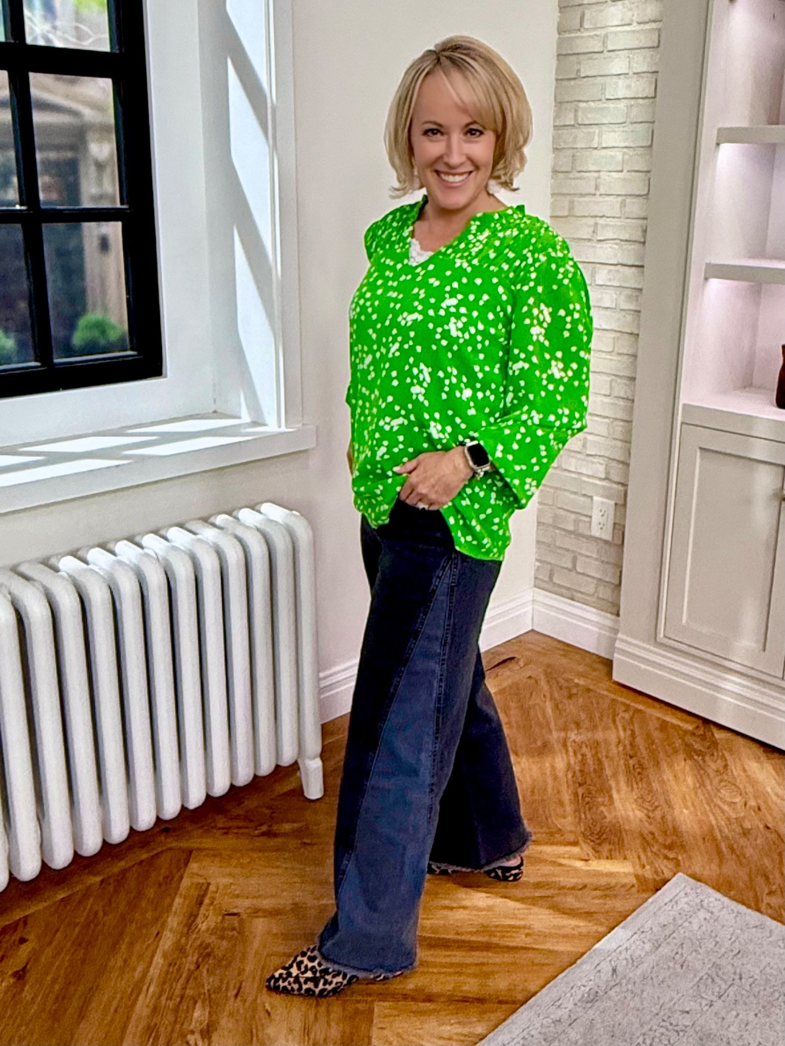 I’m loving this playful printed top paired with my favorite wide leg denim, and my leopard mules for a fun pop of pattern. Shop my look!

#LTKFindsUnder50 #LTKPetite #LTKSeasonal
