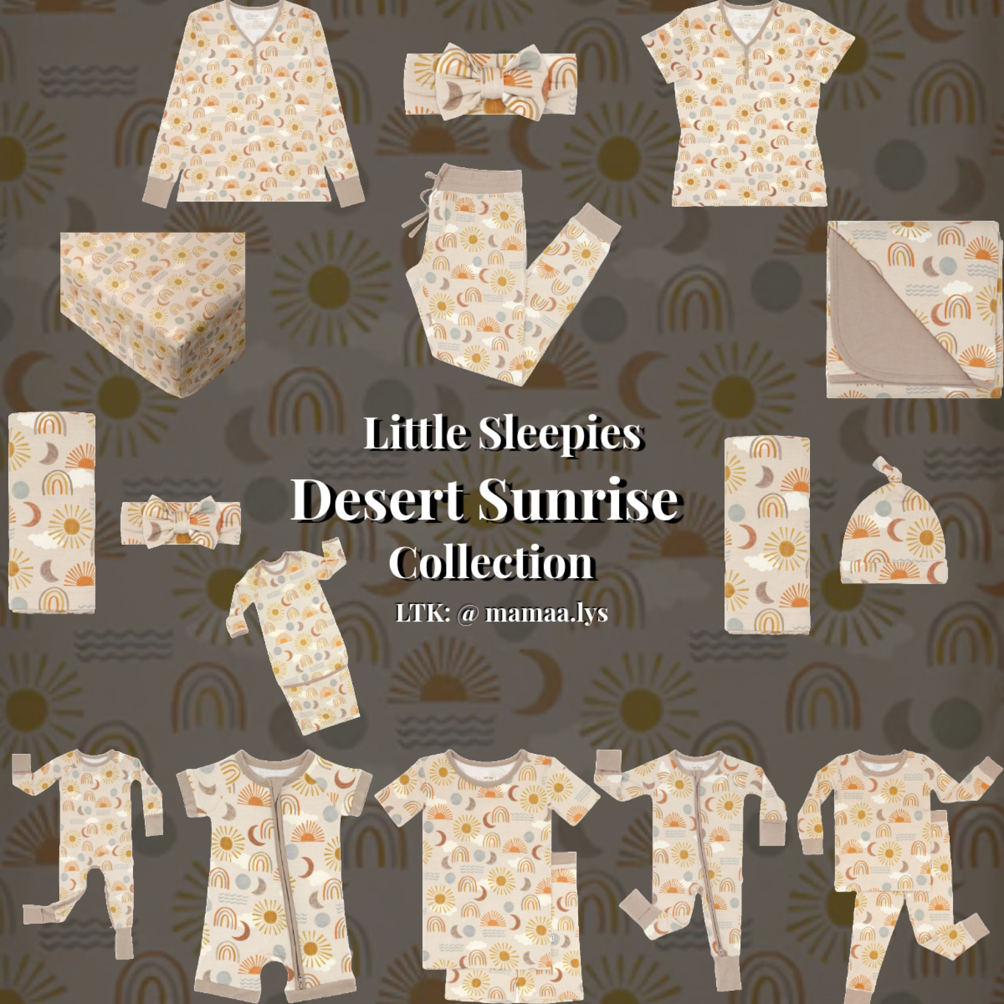 Little sleepies | Desert Sunriss collection

#LTKFamily #LTKBaby #LTKKids