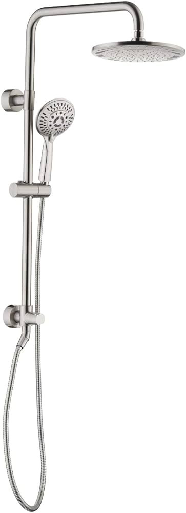 BRIGHT SHOWERS Rain System Including 9 Inch Rainfall shower head and Handheld with Height Adjusta... | Amazon (US)