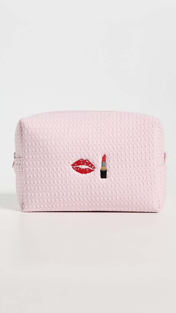 Kiss Kiss Waffle Pouch | Shopbop