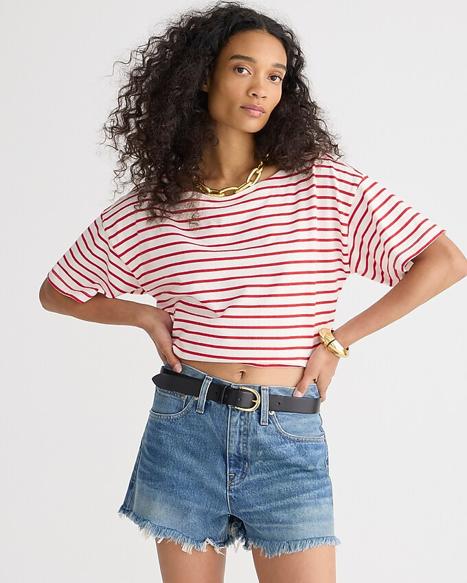 Relaxed denim short in Baxter Street wash | J. Crew US