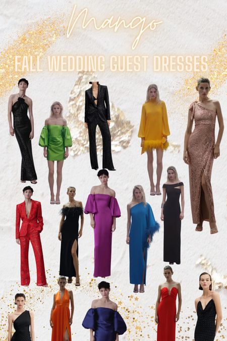 Fall Wedding Guest Dresses 2023 Mango 

#LTKwedding