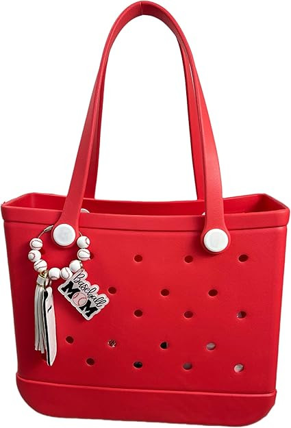 Cute Charms for Bogg Bag Accessories, Mom Life Charm Decor For Backpack Handbag Tote Rubber Beach... | Amazon (US)