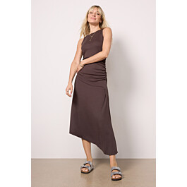 Perez Ruched Sleeveless Midi Dress | Evereve