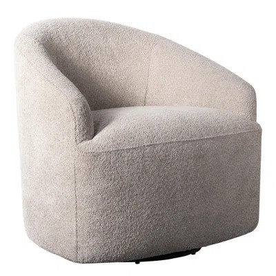 Comfortable 360 Degree Swivel Chair In Beige - Home Office Rotating With Upholstery Side Recliner | Wayfair North America