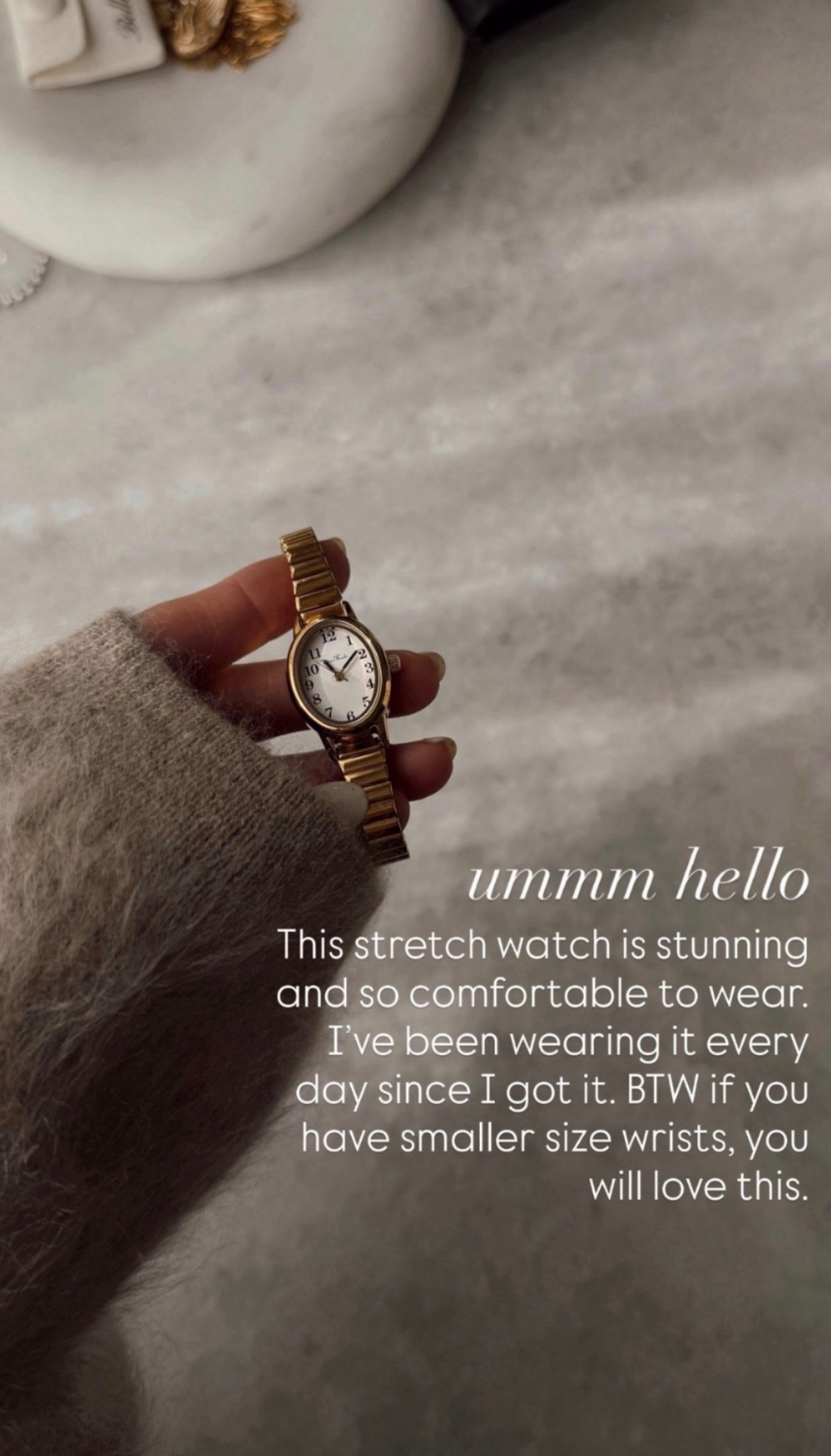 This stretch watch is stunning and so comfortable to wear. I've been wearing it every day since I got it. BTW if you have smaller size wrists, you will love this.

#LTKBeauty #LTKgrwm #LTKootd