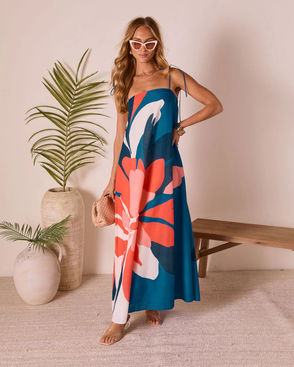 Sunkissed Escape Abstract Maxi Dress | VICI