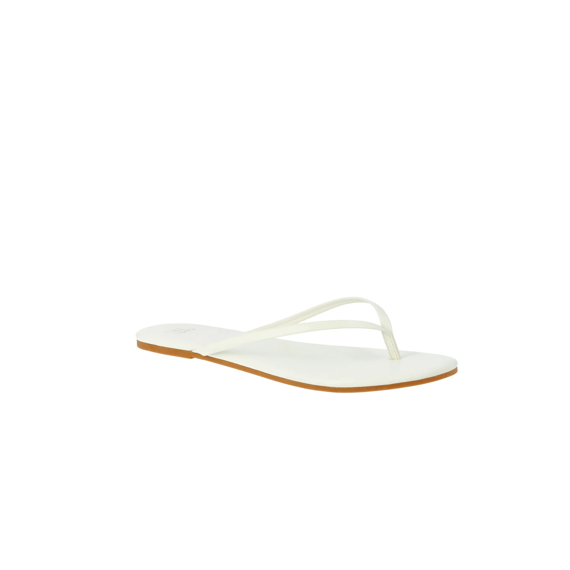 Time and Tru Women's Barely There Sandals, Wide Width Available - Walmart.com | Walmart (US)