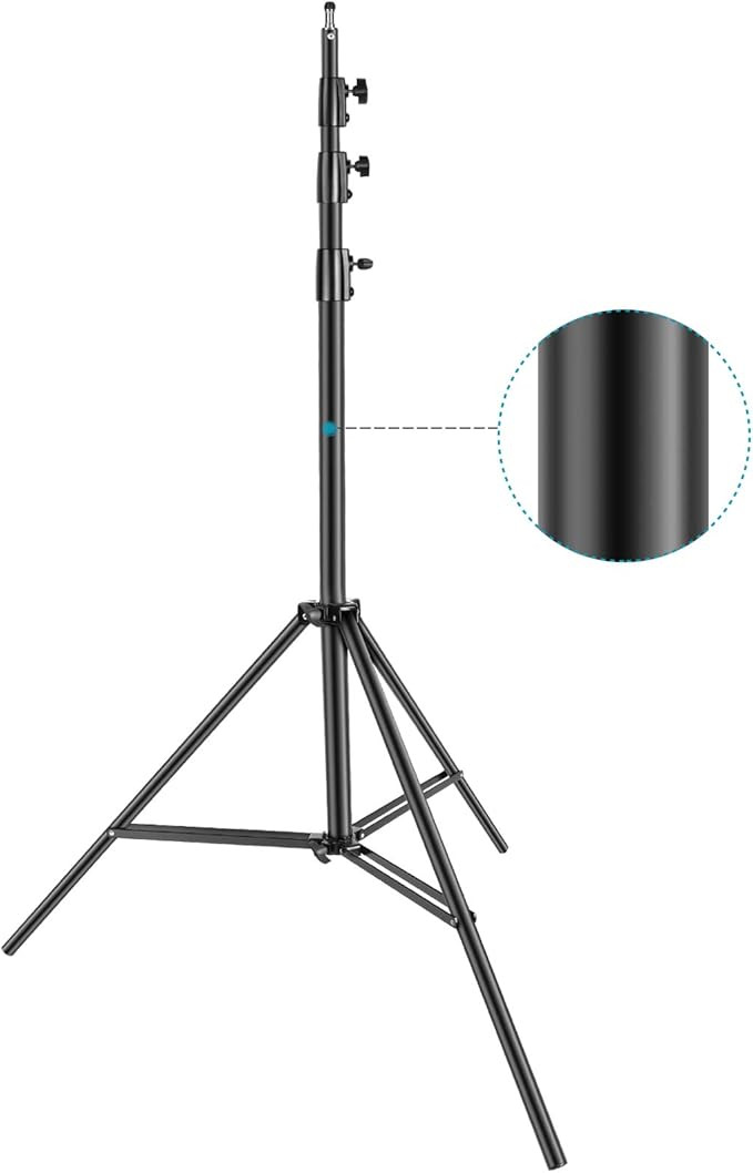 Neewer Heavy Duty Light Stand, Aluminum Alloy 13ft/4m Adjustable Photography Tripod Stand with Bu... | Amazon (US)
