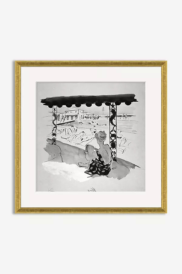 Vogue Magazine, "Creek Club Beach" Wall Art | Anthropologie (US)