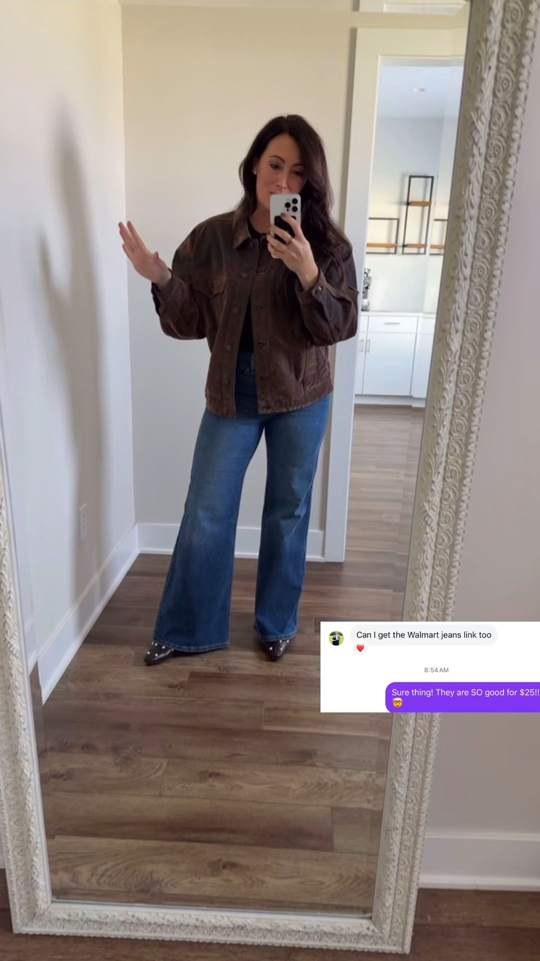 • medium jacket 
• size 6 denim 
• boots true to size 

#LTKFindsUnder50 #LTKSeasonal #LTKStyleTip