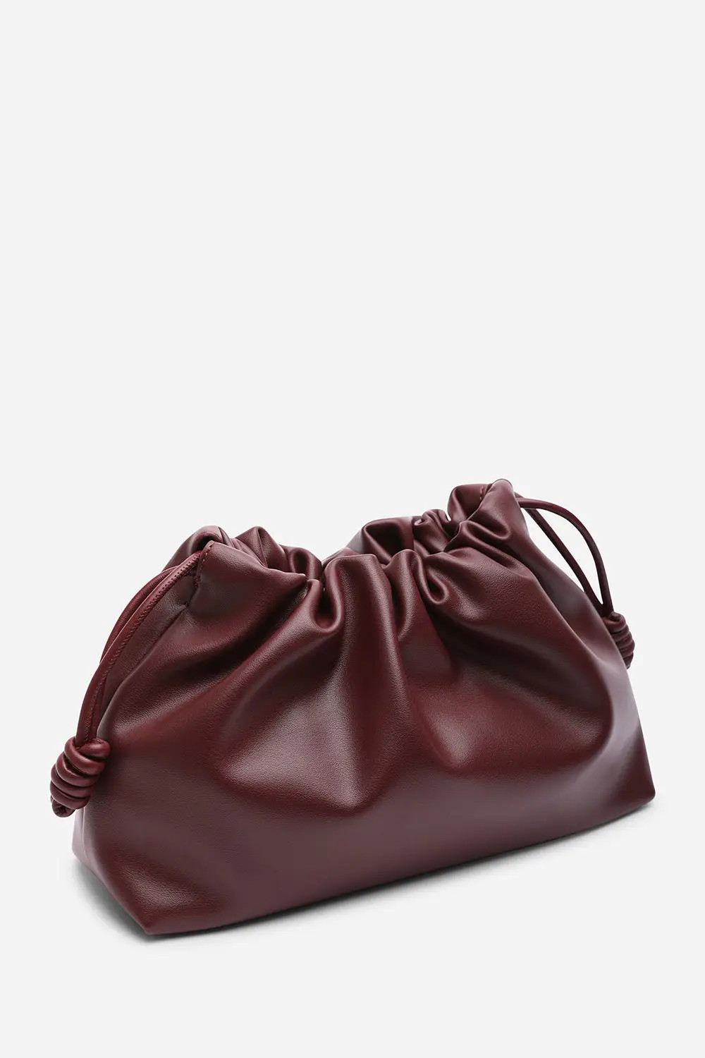Maroon Where's That From 'Auric' Drawstring Shoulder Bag | Boohoo | Boohoo.com (UK & IE)