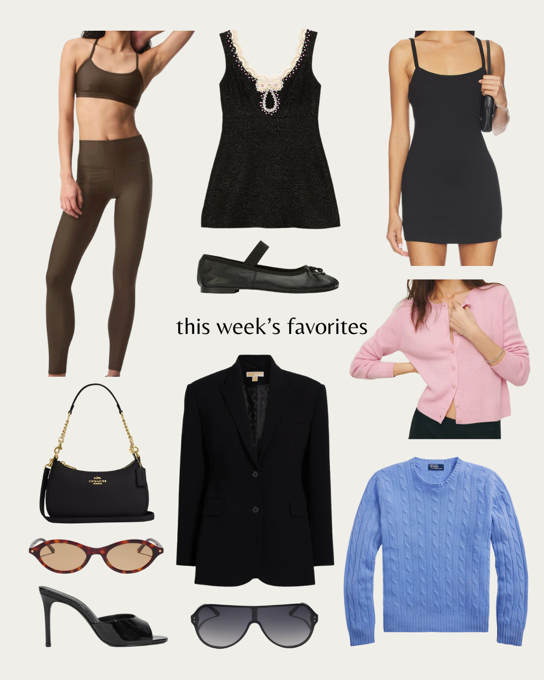 everything i wore and shared this week! 

 
