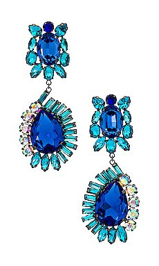 DUNDAS x REVOLVE Twiggy Earrings in Blue from Revolve.com | Revolve Clothing (Global)