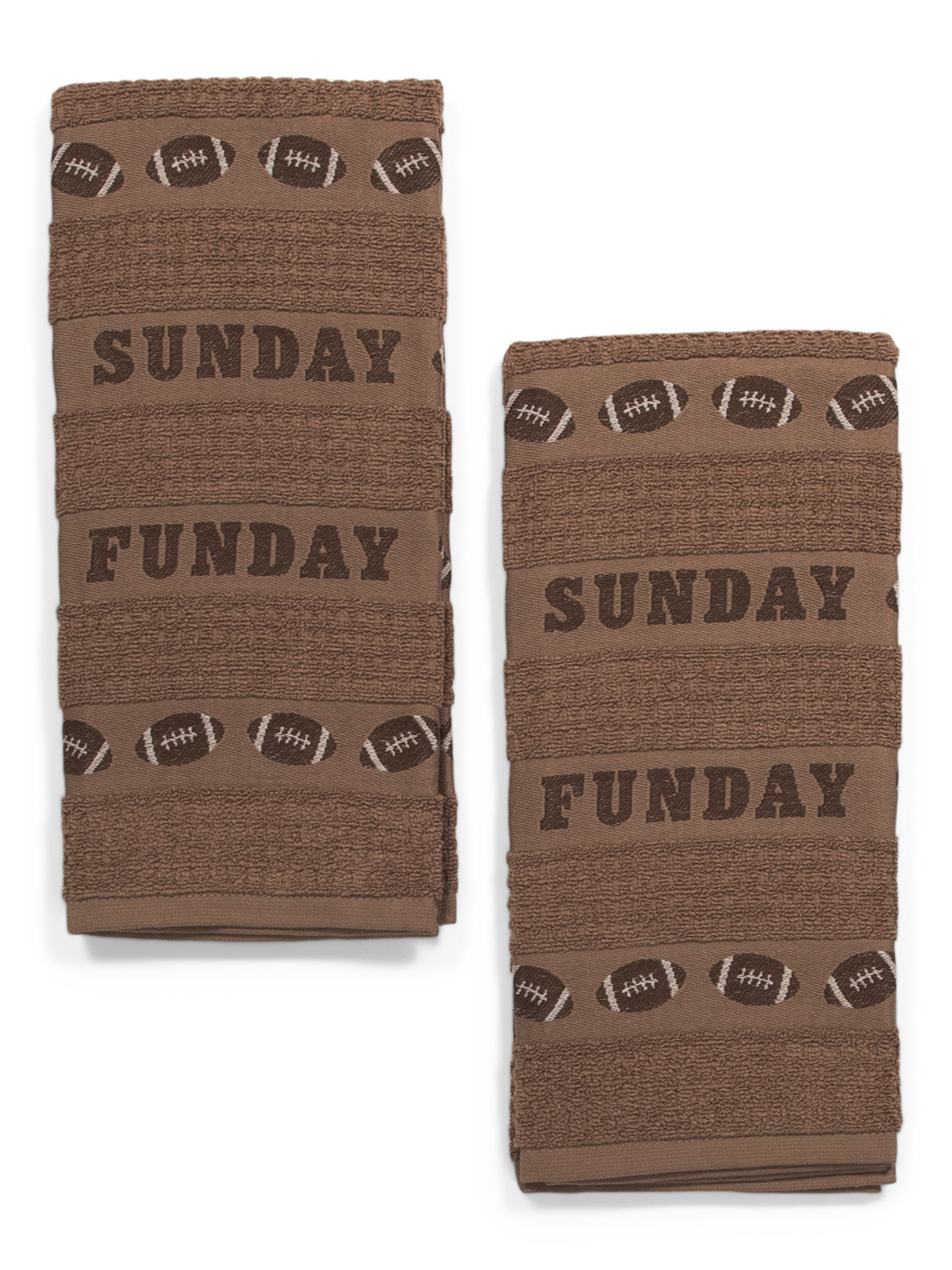 Set Of 2 Sunday Funday Kitchen Towels | TJ Maxx