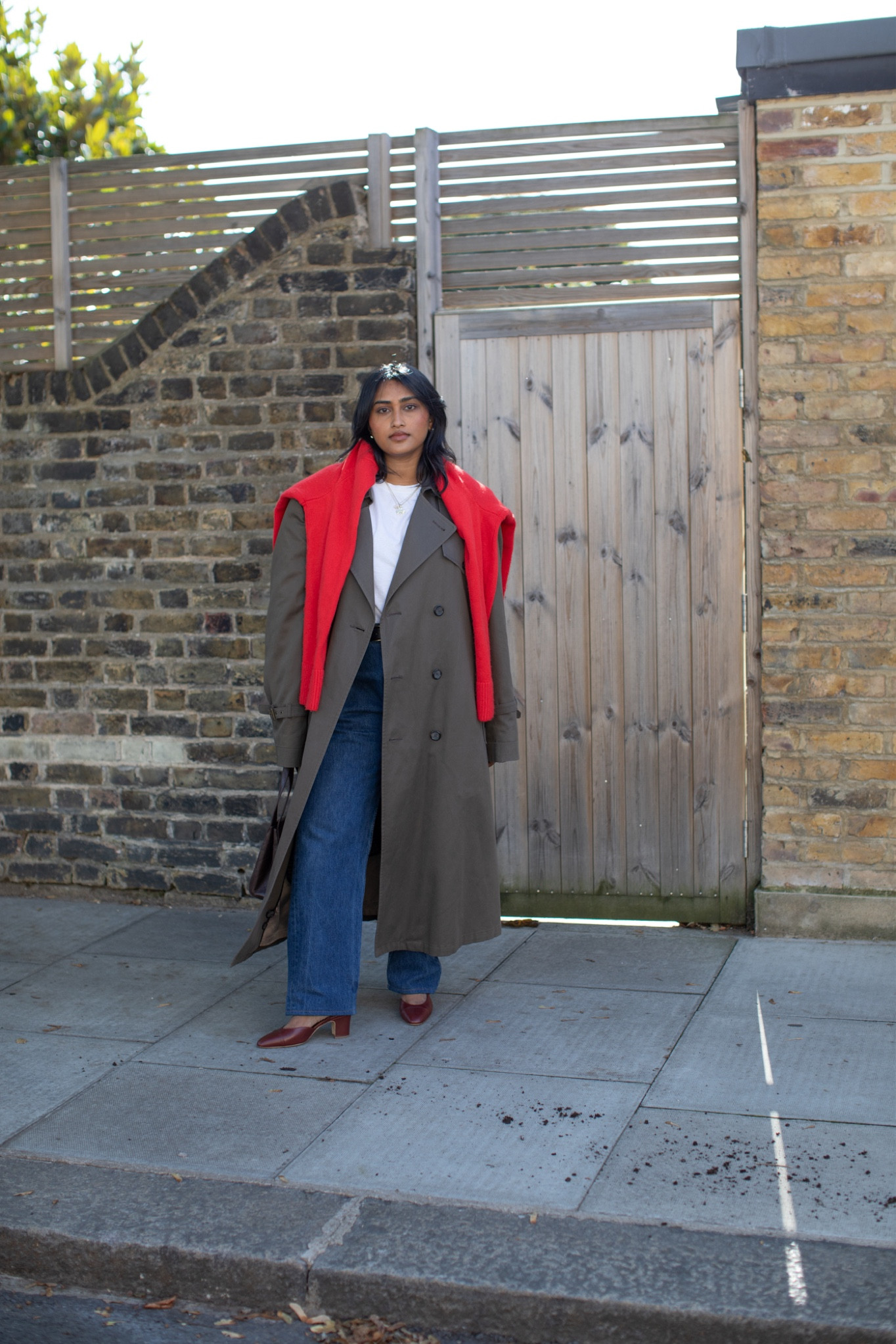 Trench coat season 
Red knits 
Autumn style 

#LTKstyletip #LTKSeasonal