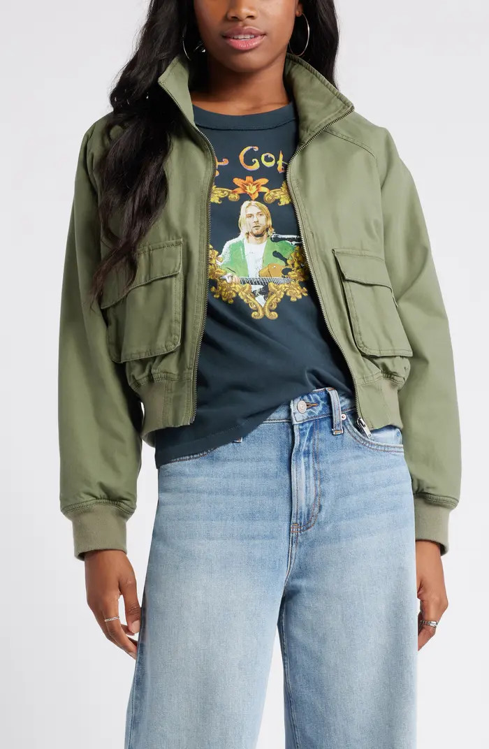 Quilted Cotton Utility Jacket | Nordstrom