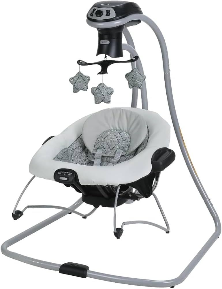 Graco DuetConnect Swing & Bouncer LX with Multi-Direction, Asher | Amazon (US)