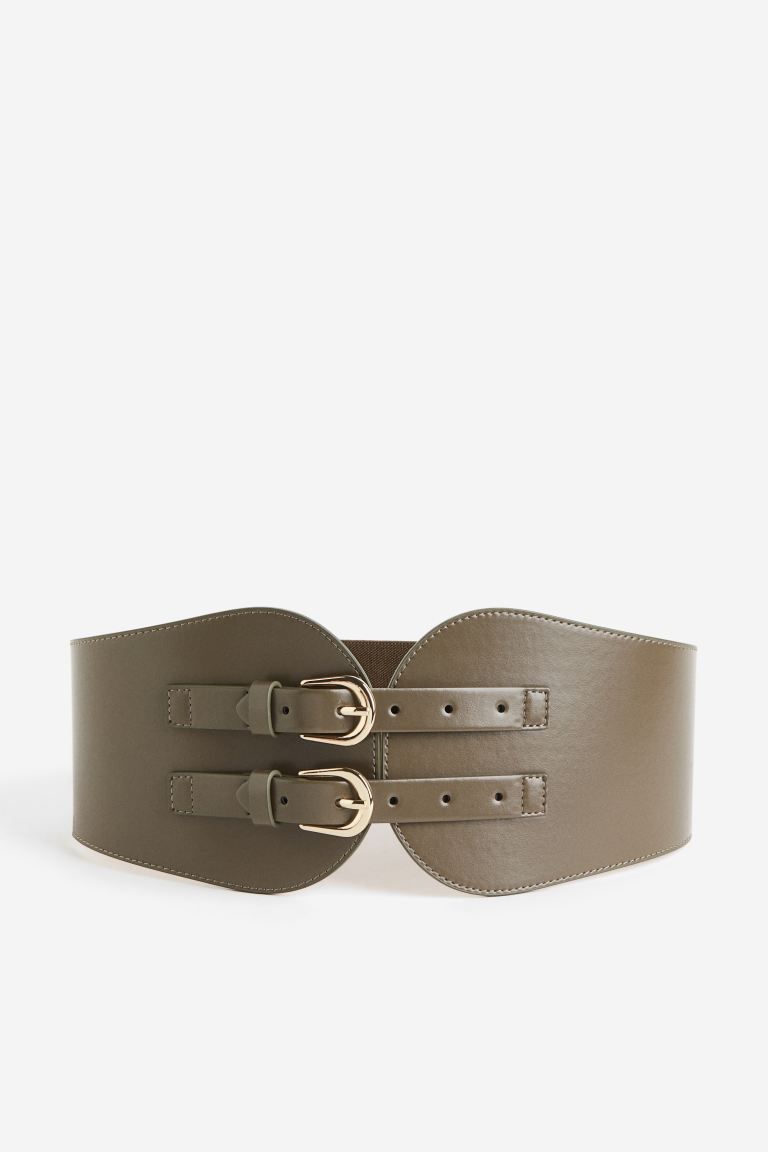 Corset Belt - Dark khaki green - Ladies | H&M US | H&M (US + CA)