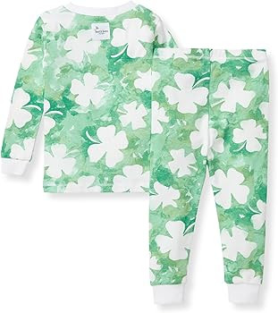 Burt's Bees Baby Baby Girls' Pajamas, Tee and Pant 2-Piece Pj Set, 100% Organic Cotton | Amazon (US)