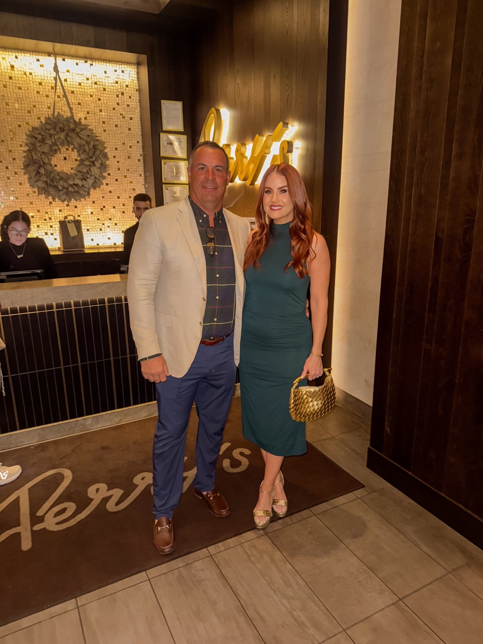 Green sleeveless throw neck dress for our farm Christmas party. 🎄❤️🎅

#LTKHoliday #LTKmomlife #LTKOver40