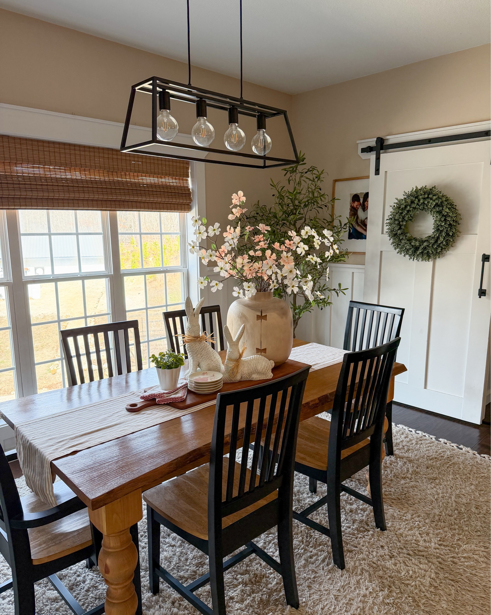 Hello Monday, my friends!!! 🐰🌿🌸
Sharing our charming Spring dining room with you this morning. Hope you like it! I hope you have a really happy day! 💕 

#betterhomesandgardens #countryliving #southernliving #homedecor #mycozyhome 

#LTKHome #LTKSeasonal #LTKSpringSale
