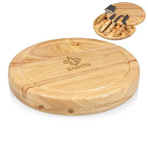 NFL New Orleans Saints Circo Cheese Board and Knife Set - Charcuterie Board Set - Wood Cutting Board | Amazon (US)