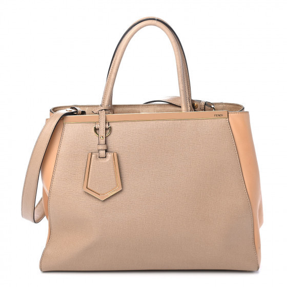 FENDI Vitello Elite Regular 2Jours Tote Makeup | Fashionphile