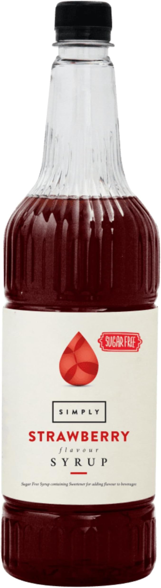 Simply Sugar Free Strawberry Syrup, Low Calorie, Vegan & Nut Free Flavoured Syrup for Coffee, Coc... | Amazon (UK)