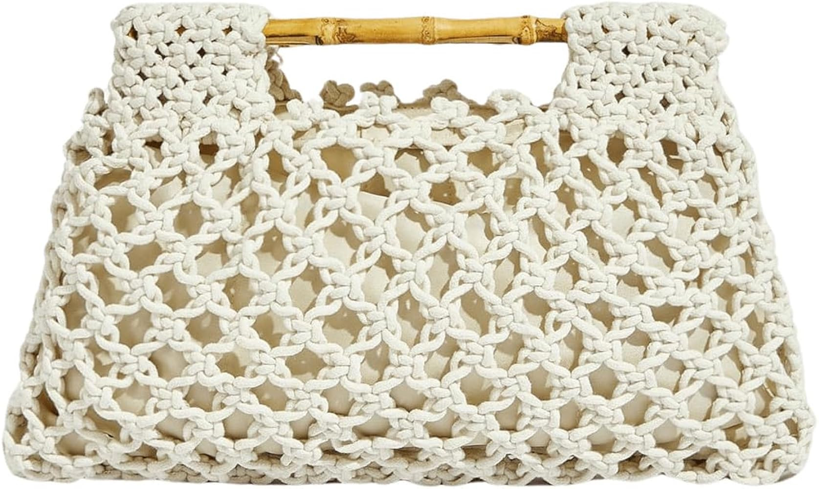 Floerns Women's Straw Bag Handle Beach Clutch Purse Hobo Handbag | Amazon (US)