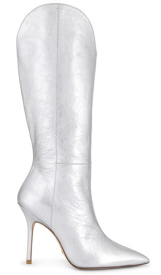 Stuart Outrider 100 Boot in Silver | Revolve Clothing (Global)
